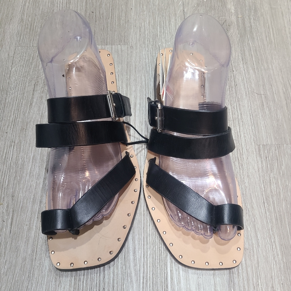 Zara Leather Sandals